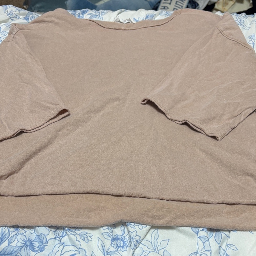 Double Zero Blush Short Sleeve Top